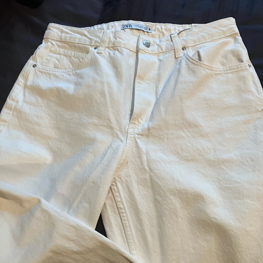 NWT All White 🤍 Zara Jeans
